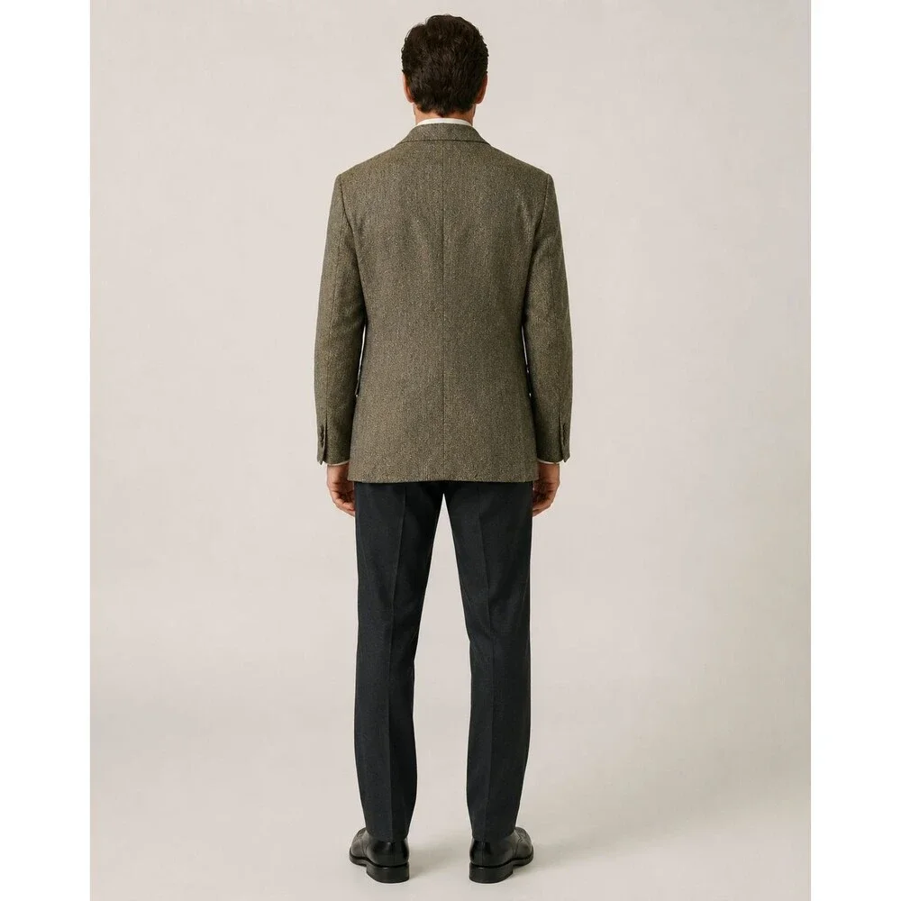 Banana Republic Relaxed Marzotto Italian 44L Linen Blazer Sport Coat Jacket NWT